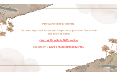 Završna priredba povodom Dana škole