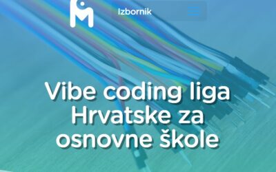 Učenici naše škole učili su o umjetnoj inteligenciji u sklopu prve Vibe Coding lige Hrvatske