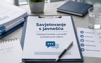 Savjetovanje s javnošću o prijedlogu Pravilnika o provedbi postupka javne nabave