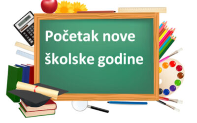 OBAVIJEST O POČETKU ŠKOLSKE 2026./2027. GODINE